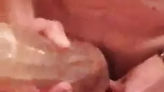 تدمير شرجي للشقراء السابقة توسيع فتحة شرجها