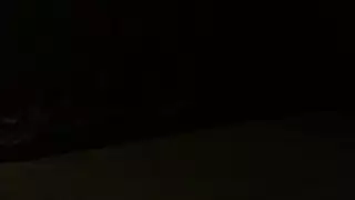 risky teen threesome while parents watch tv