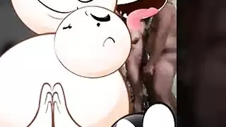 حفل الثدي سيليكون الخام الجنس الشرجي