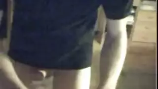 فتاة جامعية غرفة التبديل شريط