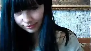 horny cam girl squirts and pisses all over the sauna bench